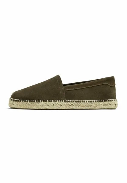 Эспадрильи SPLIT Massimo Dutti, серо-коричневый