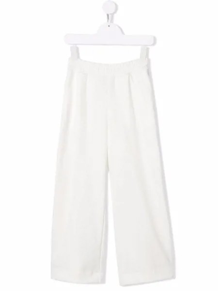 Fendi Kids широкие спортивные брюки с эластичным поясом