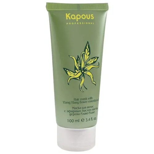 Kapous Professional Ylang Ylang Маска с эфирным маслом цветка дерева Иланг-Иланг для волос и кожи головы, 100 мл
