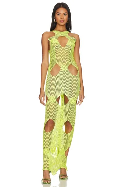 Платье Bronx and Banco Ivy Gown, цвет Neon Green