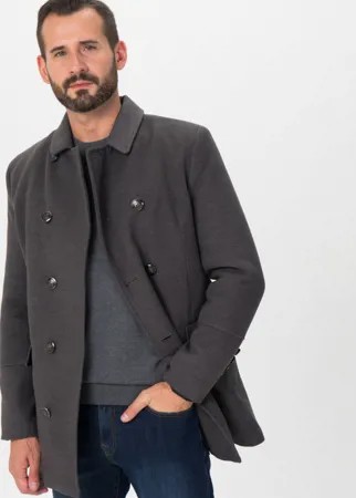 Пальто-бушлат мужское Envy Lab 1500078873/31 серое 50