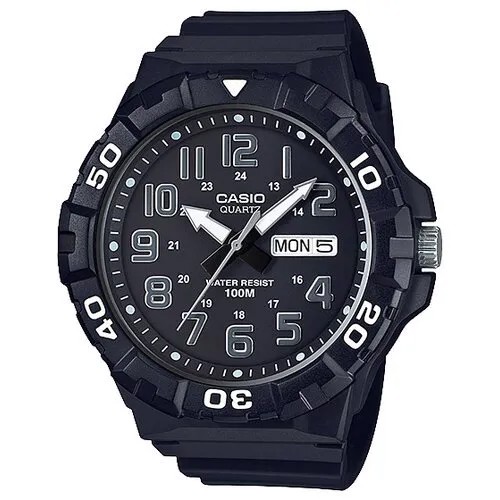 Наручные часы CASIO Standard MRW-210H-1A, черный, серый