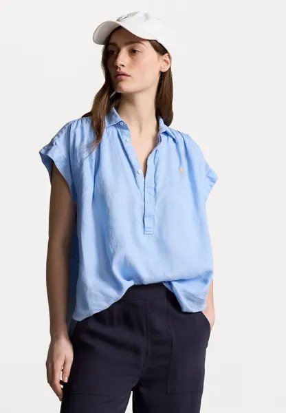 Блузка SHORT SLEEVE BUTTON FRONT Polo Ralph Lauren, цвет austin blue