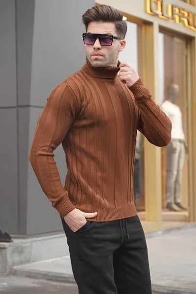 Трикотажный свитер Camel Turtleneck 5764 MADMEXT