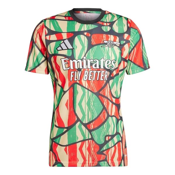 Футболка arsenal pre match футбольная майка азия размеры Adidas, зеленый