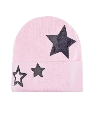 Розовая шапка со звездами Catya детская