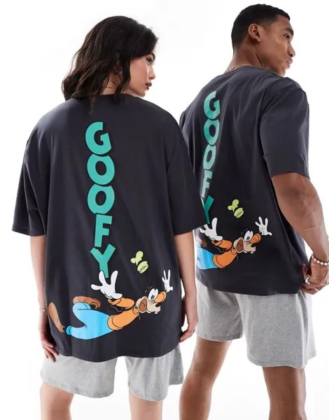 ASOS DESIGN – Disney – Черно-серая пижама Goofy
