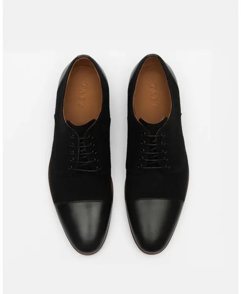 Мужские модельные туфли jack ручной работы из кожи, бархата и шерсти Taft, черный