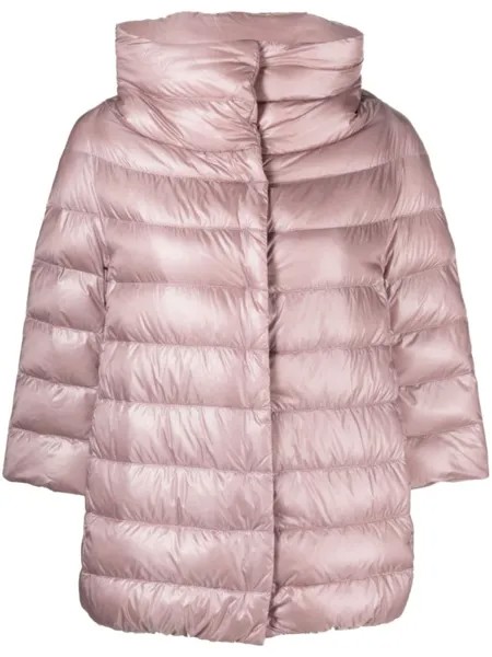 Herno Aminita down cape jacket, розовый