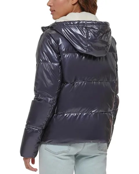 Пуховик Levi's Quilted Hooded Bubble Puffer, цвет Odyssey