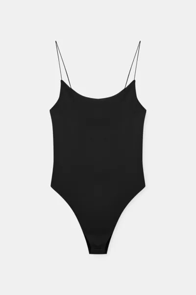 Боди Pull&Bear Basic, черный