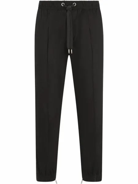 Dolce & Gabbana спортивные брюки с кулиской, черный