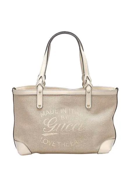 Gucci Pre-Owned сумка-тоут с логотипом