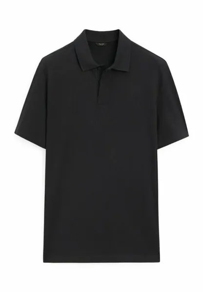 Рубашка поло SHORT SLEEVE COMFORT Massimo Dutti, цвет black