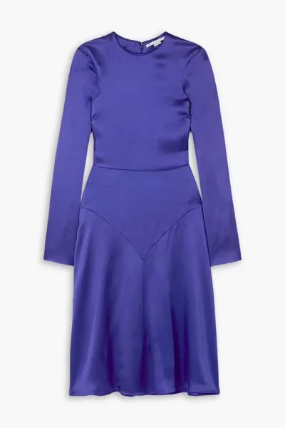 Атласное платье Stella Mccartney, фиолетовый