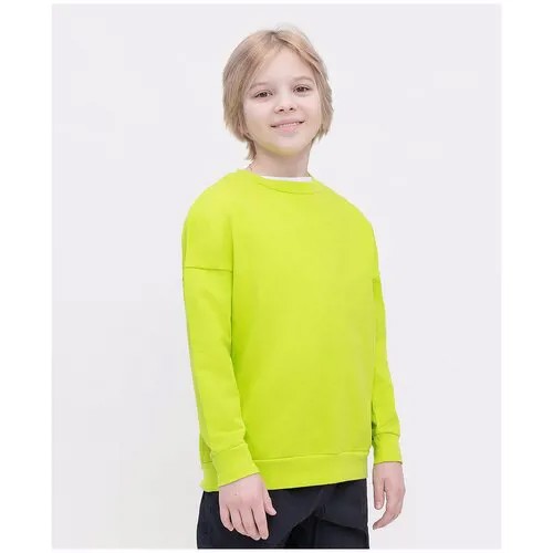 Свитшот Button Blue, размер 110, зеленый