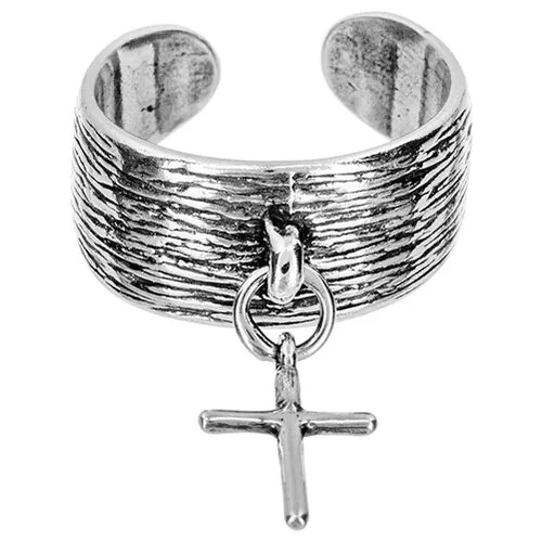 Кольцо Крест, серебро 925 MR0074-Ag925, без размера, 5,72