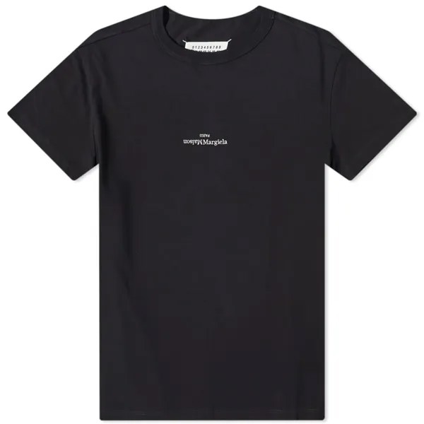 Футболка Maison Margiela Embroidered Text Logo Tee