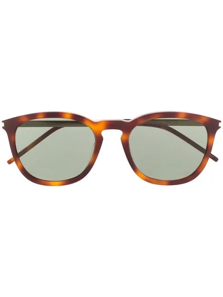 Saint Laurent Eyewear солнцезащитные очки SL360 в круглой оправе