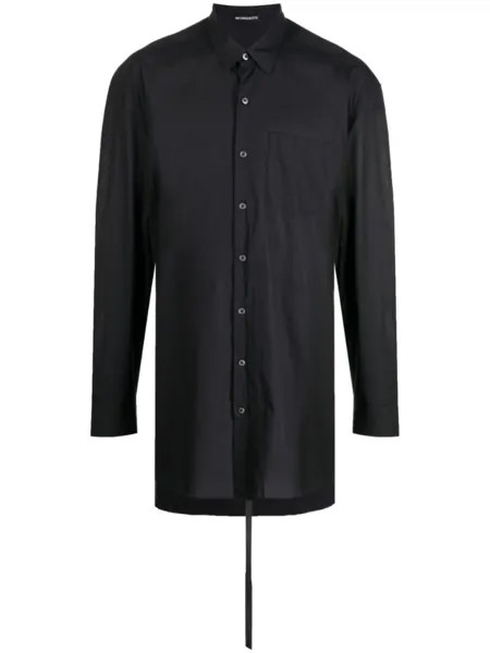 Поплиновая рубашка Cesar с длинными рукавами Ann Demeulemeester, черный
