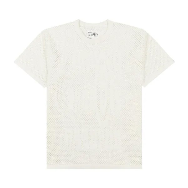 Свитер MM6 Maison Margiela Net Long 'White', белый