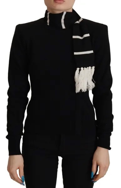 DOLCE - GABBANA Свитер Черная кашемировая водолазка Пуловер IT38/US4/XS 1350usd