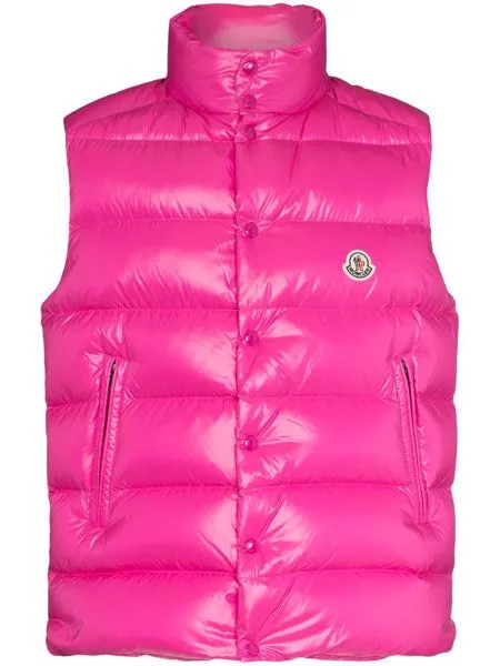 Moncler дутый жилет Tibb с нашивкой-логотипом