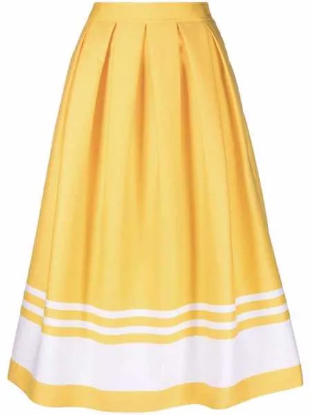 Boutique Moschino пышная юбка с контрастными полосками
