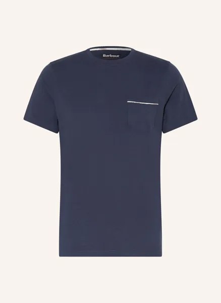 Футболка Вудчерч Barbour, синий