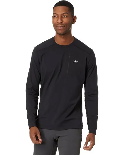 Толстовка Arc'teryx Rho LT Crew Neck, черный