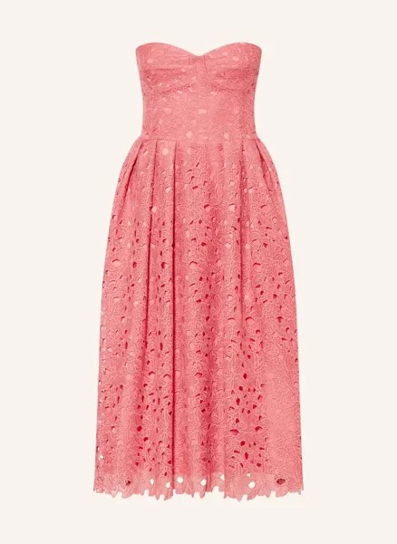 Кружевное коктейльное платье Swing, розовый