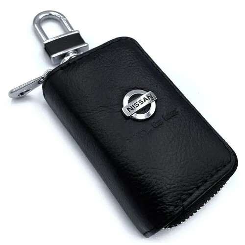 Брелок ключница / Брелок для ключей / Ключница для авто кожа ЭКО ниссан , Nissan 5х8см.