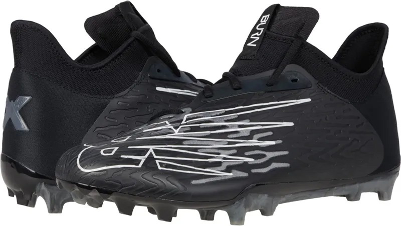 Бутсы BURNX3 New Balance, цвет Black/Grey