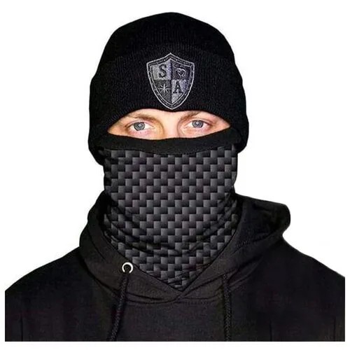 Бафф флисовый зимний с утеплителем SA Co. Carbon Fiber Fleece Lined Face Shield