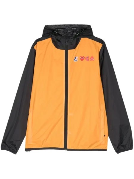 Comme Des Garçons Play куртка с капюшоном из коллаборации с K-Way, черный