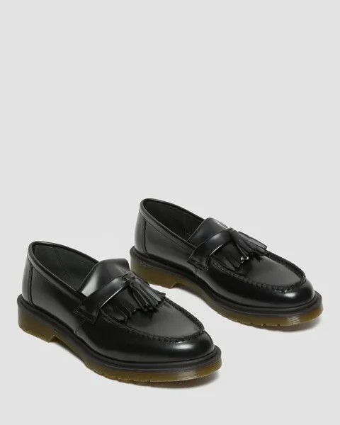 Гладкие кожаные лоферы Adrian с кисточками Dr. Martens