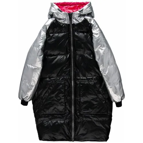 Пальто демисезонное утепленное для девочки, V-Baby 64-012