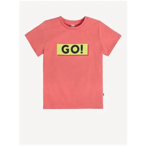 Хлопковая футболка с принтом Bossa Nova 267Л21-161-О Розовый 104