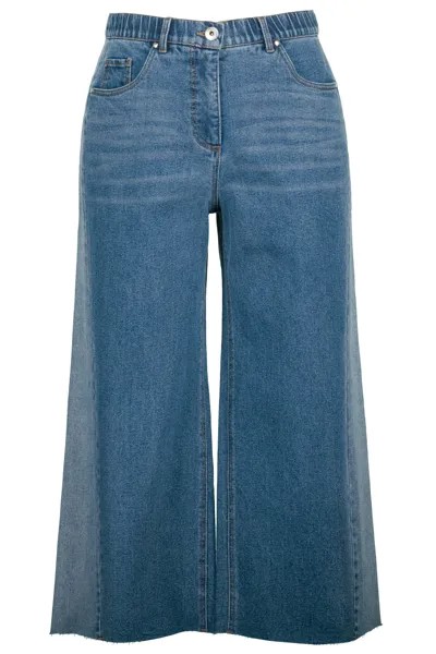Брюки Studio Untold Culotte, цвет blue denim