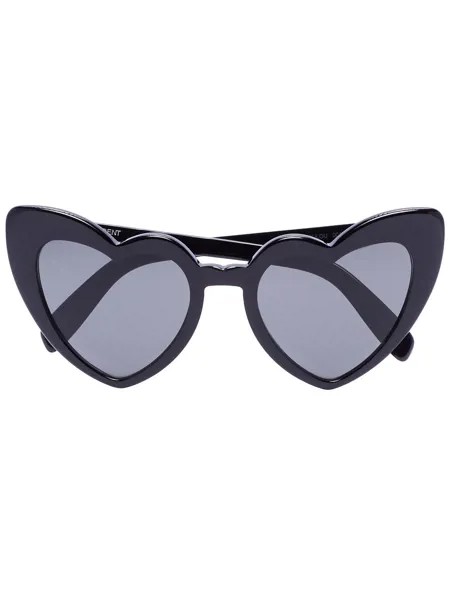 Saint Laurent Eyewear солнцезащитные очки Loulou с оправой в форме сердца