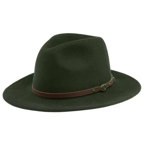 Шляпа Christys, размер 57, зеленый