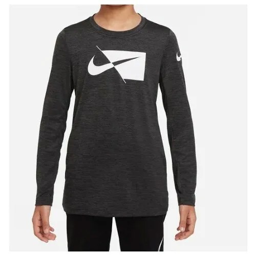 Лонгслив Nike B NK DRY HBR SS TOP NFS Дети DN5215-010 S