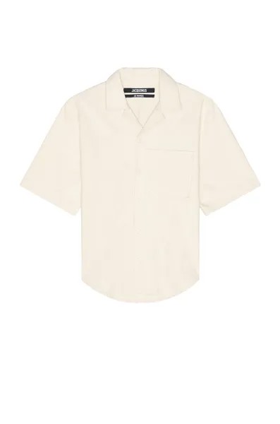 Рубашка Jacquemus La Chemise Cordao, цвет Off-white