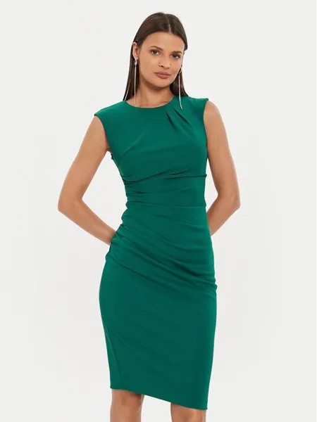 Коктейльное платье regular fit Rinascimento, зеленый