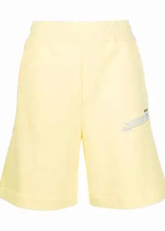 MSGM спортивные шорты из органического хлопка