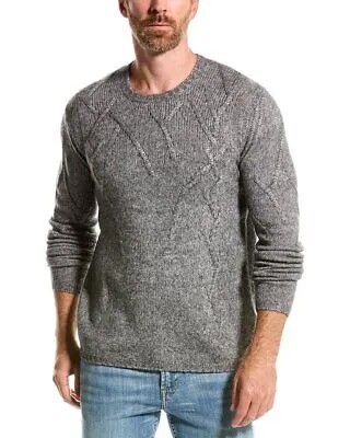 Мужской свитер с круглым вырезом John Varvatos Nolan из смесовой шерсти
