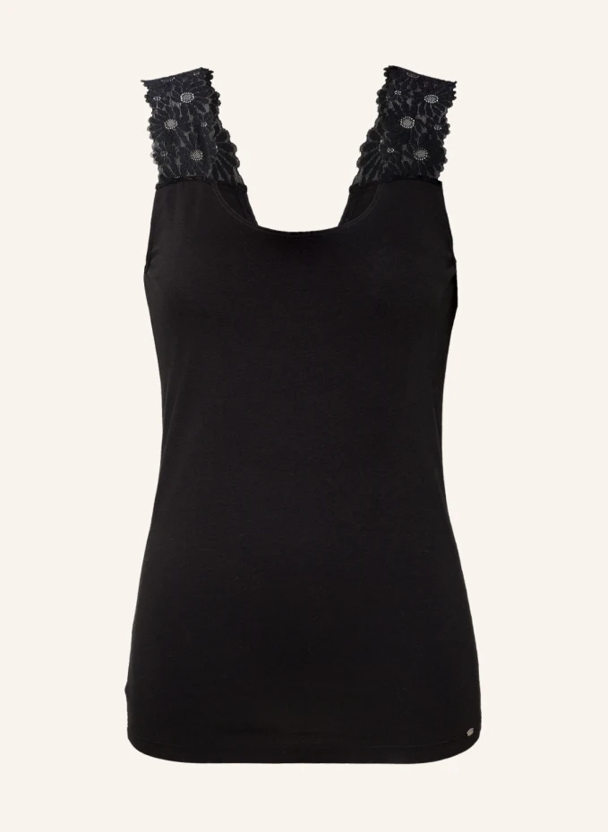 Топ every day in cotton Skiny, черный