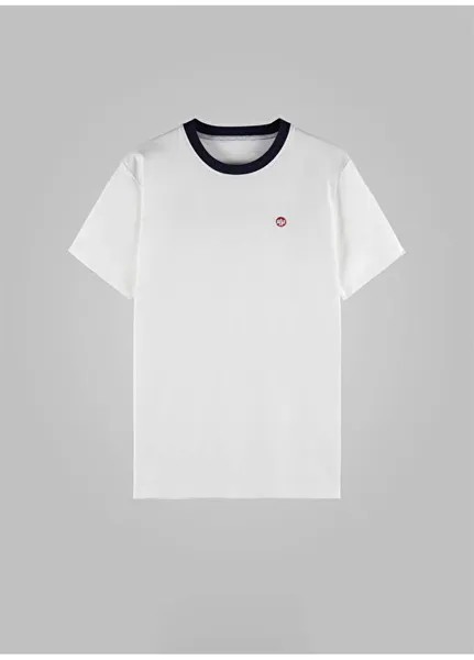 Простая белая мужская футболка с круглым вырезом LIMBER T-SHIRT Murphy&Nye, белый