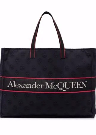 Alexander McQueen сумка-тоут East West Selvedge с логотипом