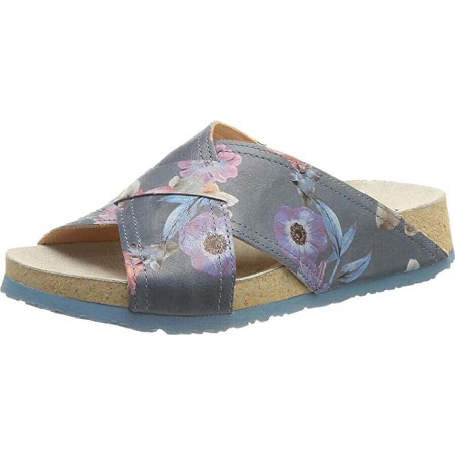 Мюли THINK! Mules, цвет Light blue/Dark blue